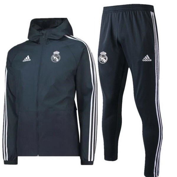 Rompevientos Real Madrid Conjunto Completo 2018-19 Gris Marino